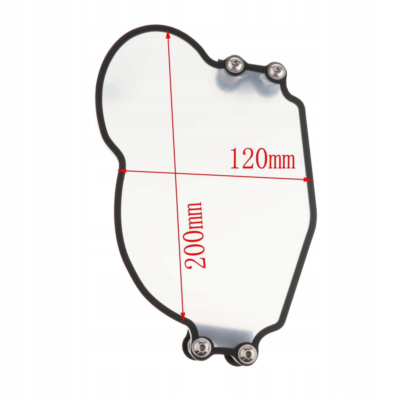 Czarna reflektorów motocyklowych Rodzaj polerowanie lamp