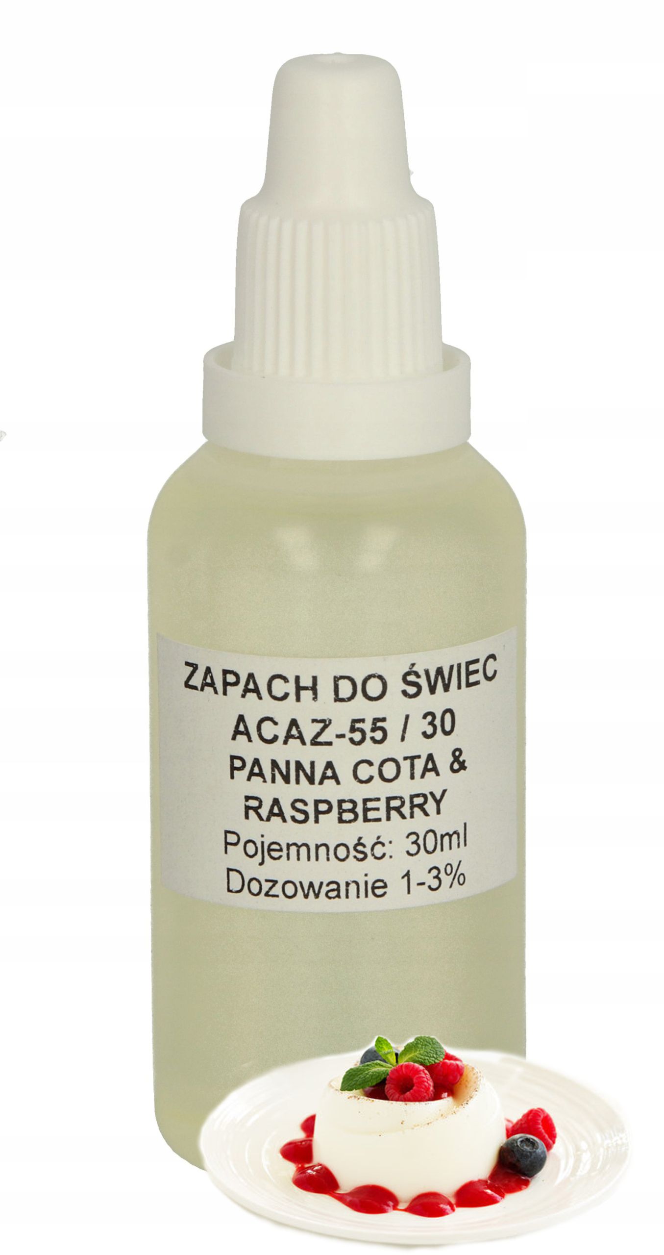 

Zapach Świec Parafiny Wosku Panna Cota Malina 30