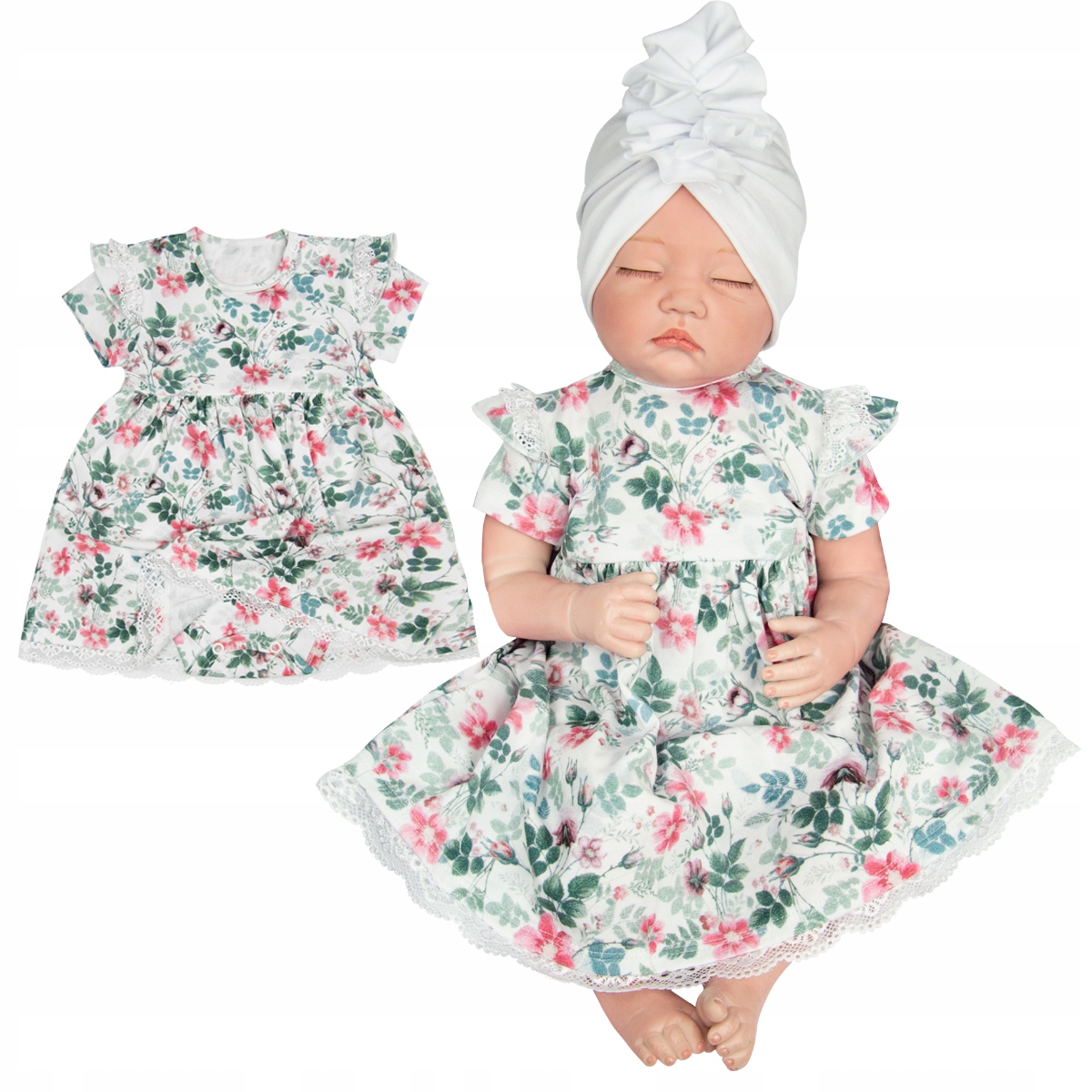 

Bodosukienka Sukienka Z Body krótki rękaw Fiori 86