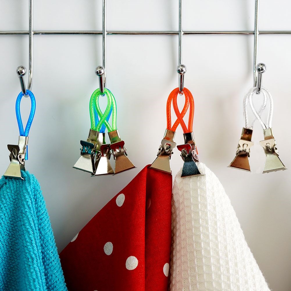 KLIPSY DO ZAMYKANIA OPAKOWAŃ torebek klamerki 8szt Marka Excellent Houseware