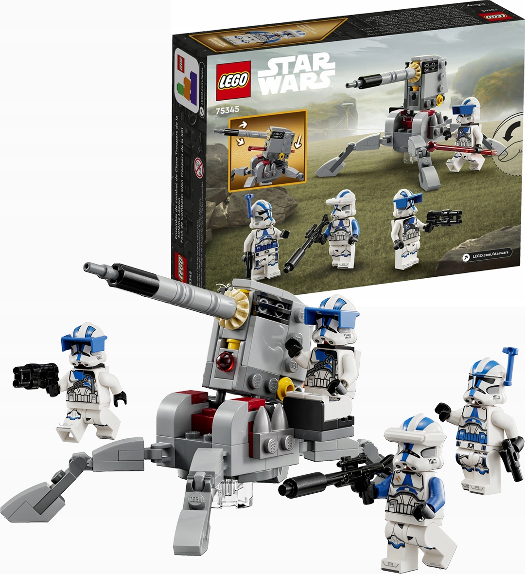 

Lego Star Wars 5012st zestaw bitewny klony 75345