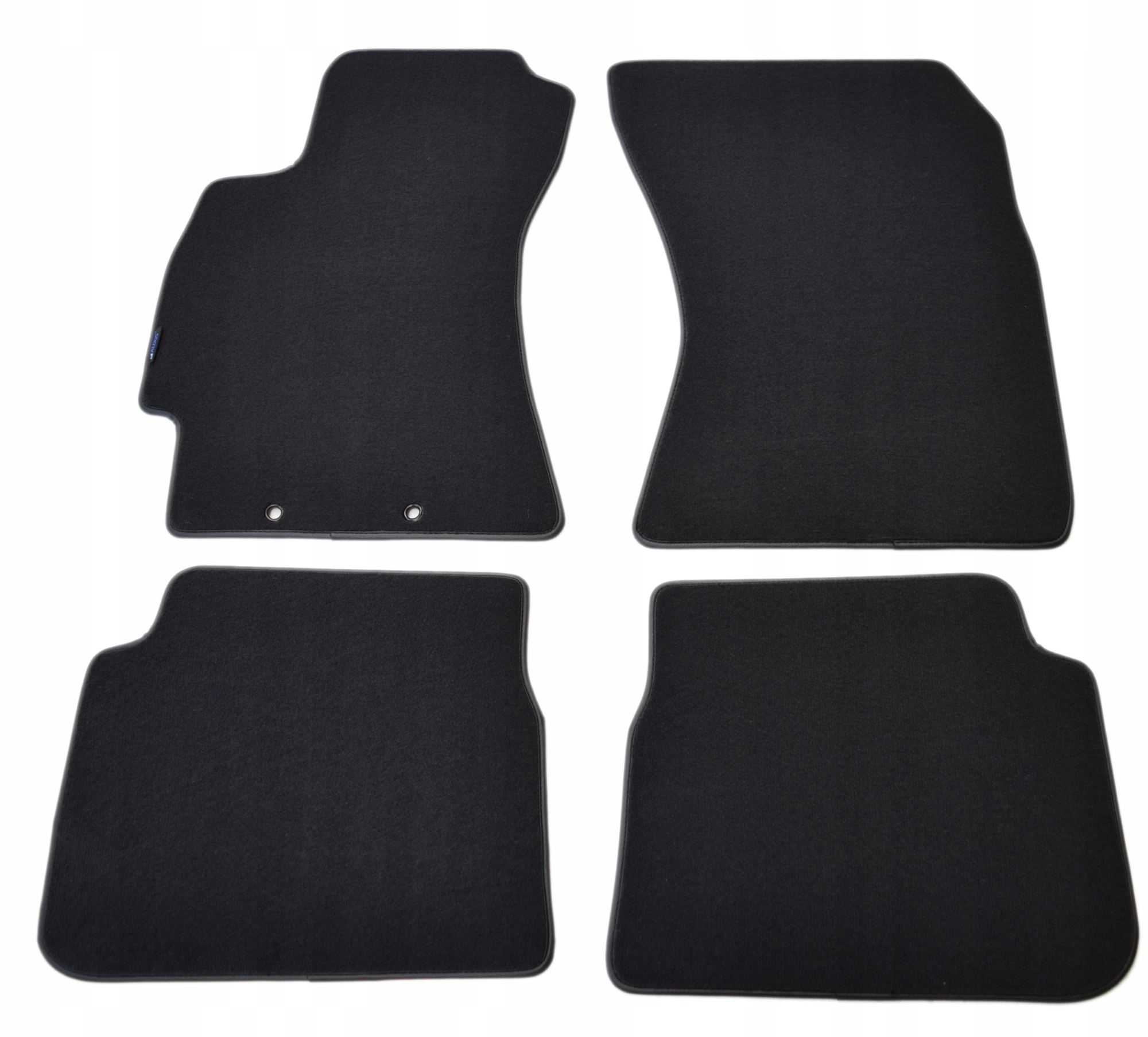 Černé velurové koberce Diamond, Lamówka Subaru Forester 2008-2013