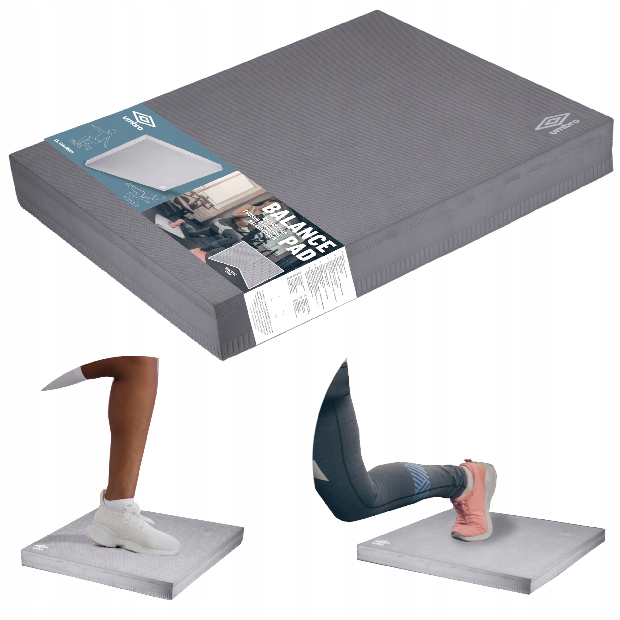 Mata równoważna poduszka antypoślizgowa do ćwiczeń balansowania Umbro 48x40