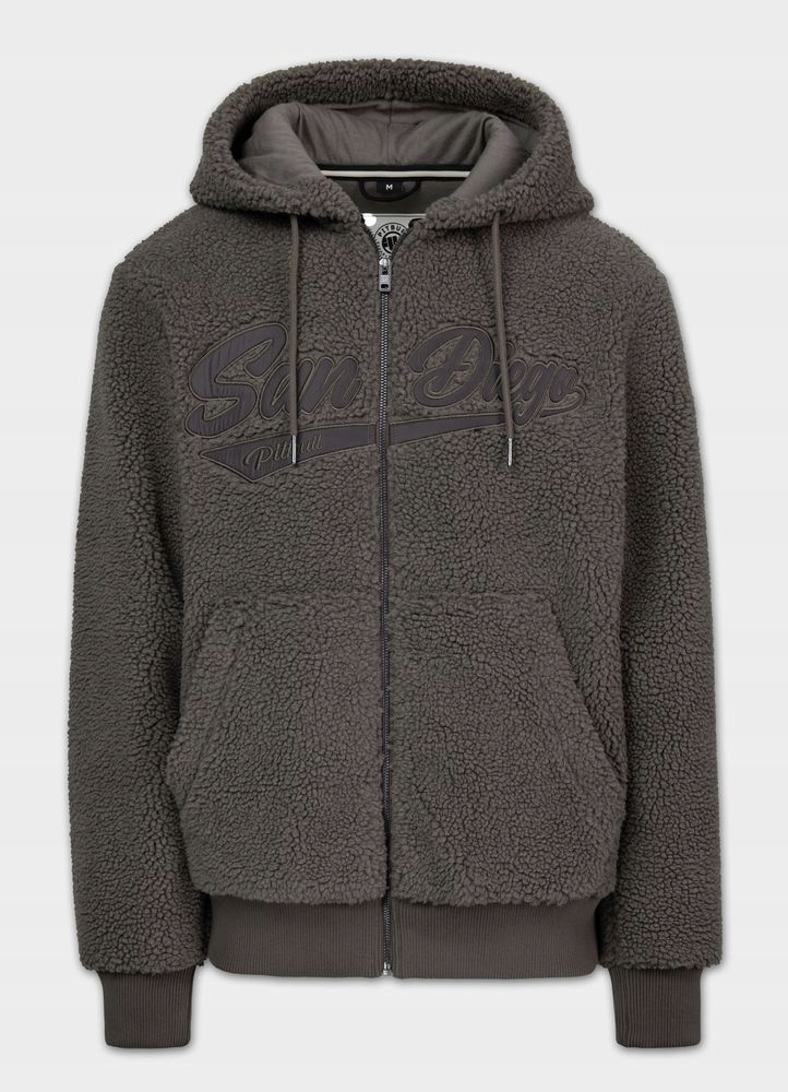 Pánská Rozepínací Mikina s kapucí Pitbull Galaxy, silná plyšová, teplá