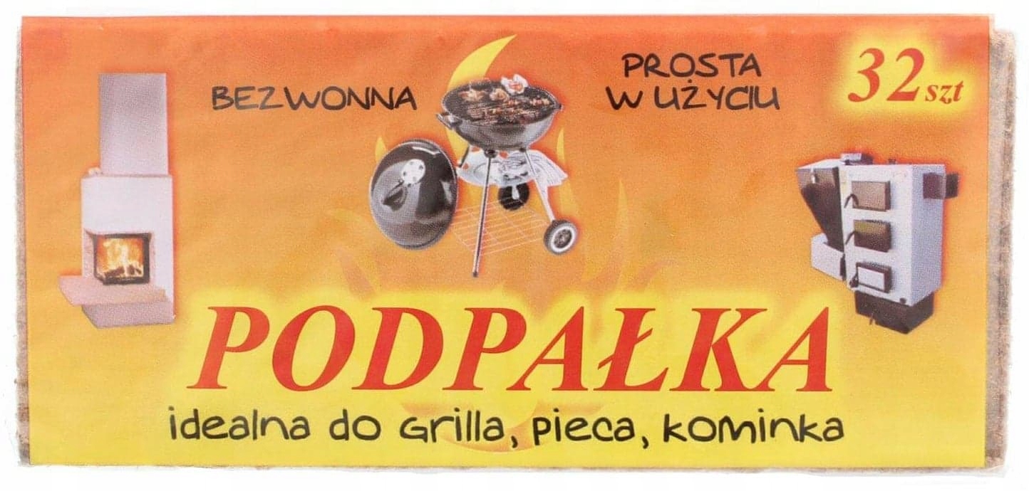 

Podpałka Rozpałka Do Grilla Kominka 32 Kostki
