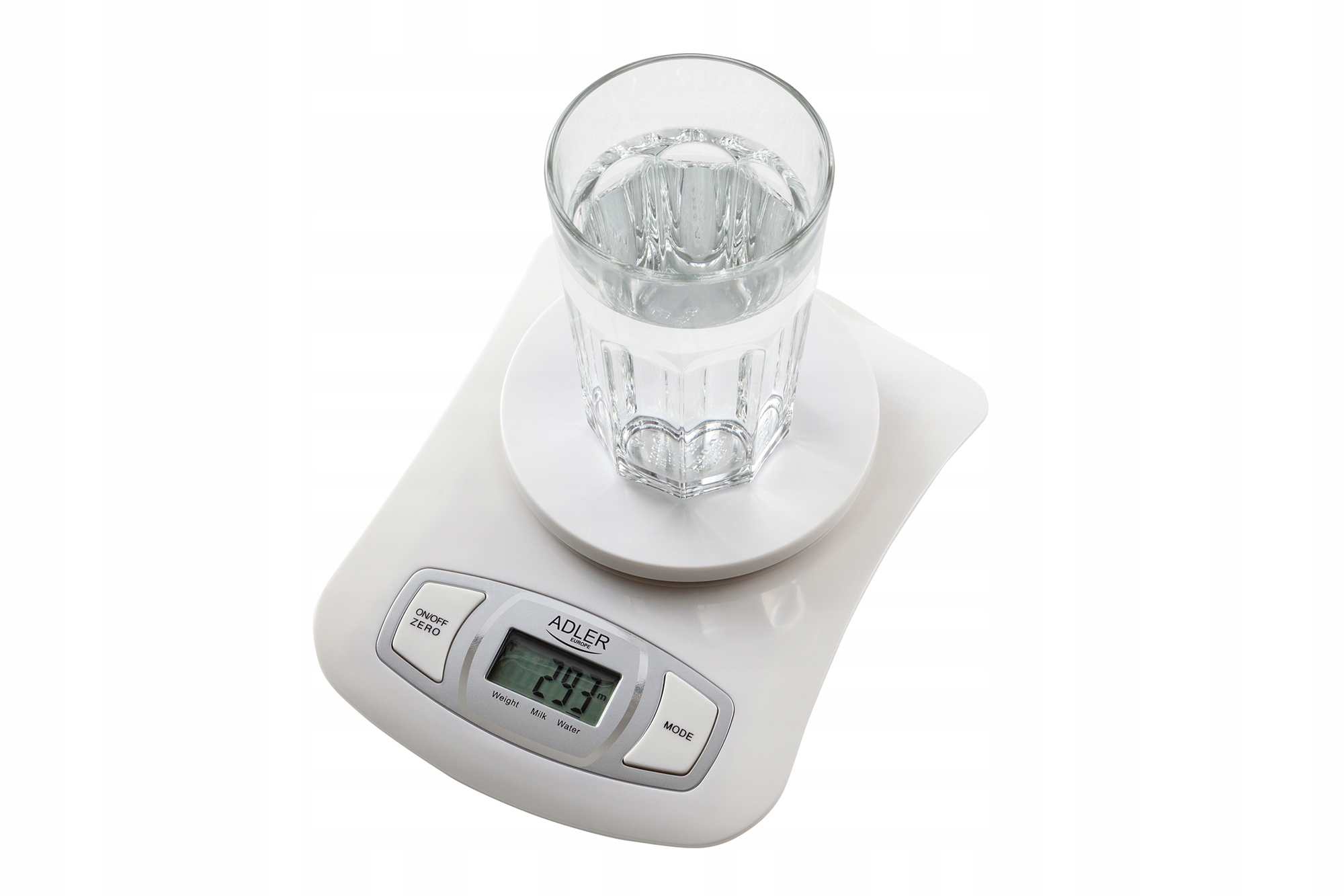 Waga kuchenna z misą AD 3137 biała 5kg/1g