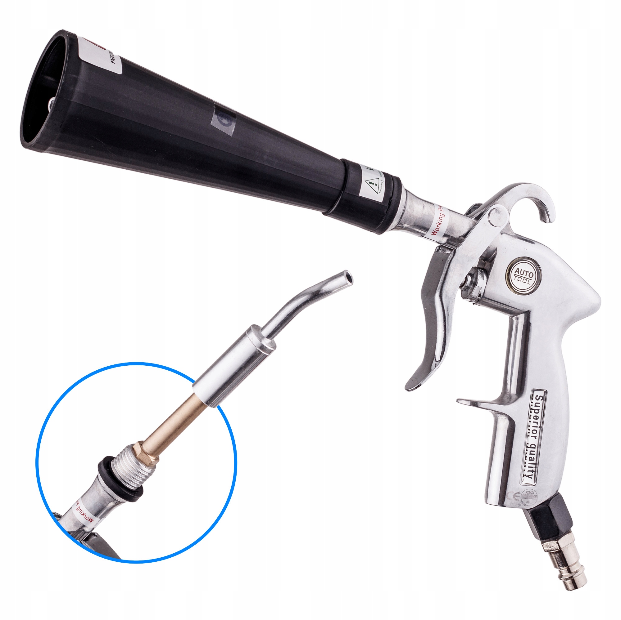 Pistole Na Praní Čalounění S Ložiskovou Kovovou Tryskou Pod Kompresor