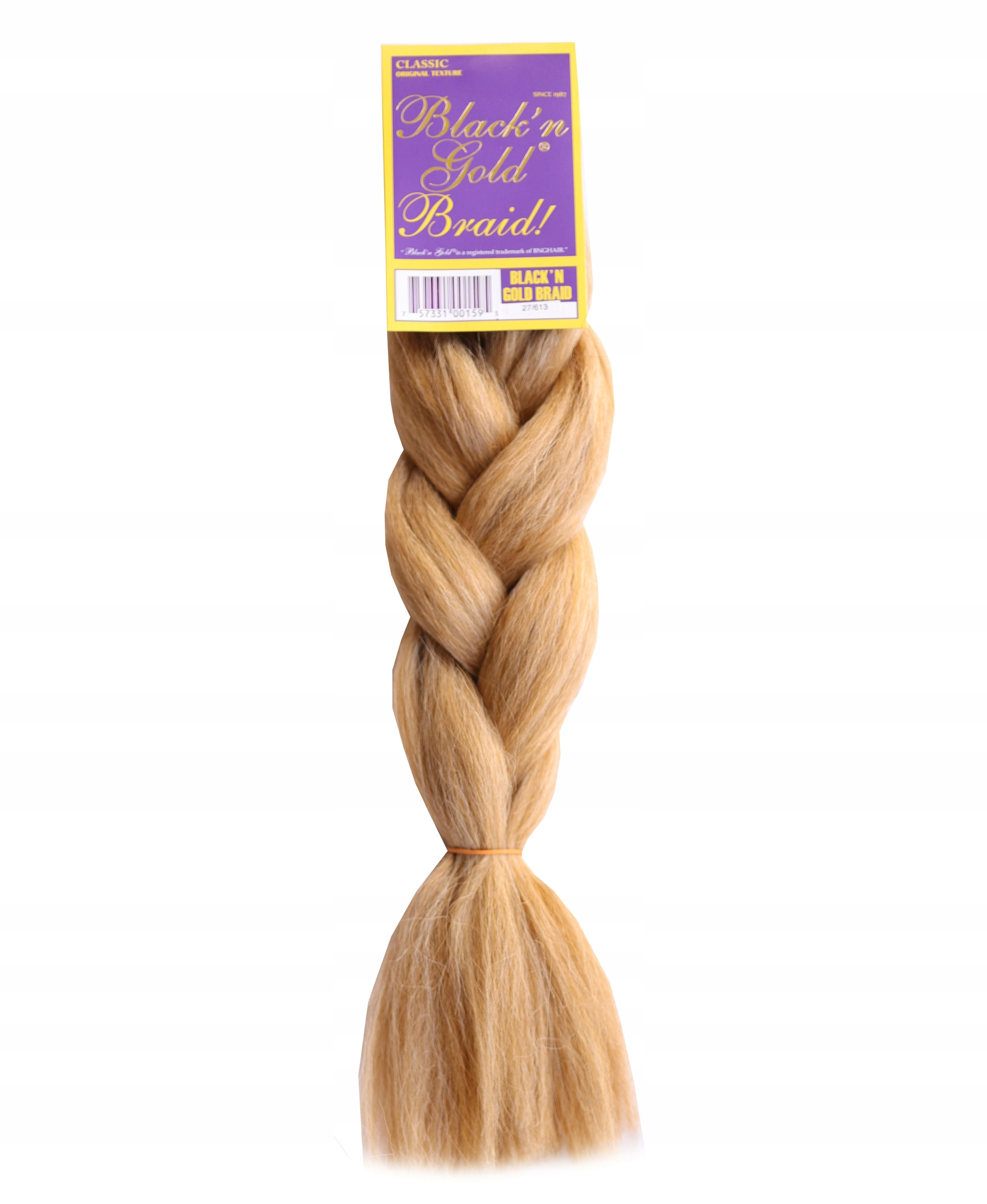 

Włosy warkoczyki dredy Soft Kanekalon Black N Gold