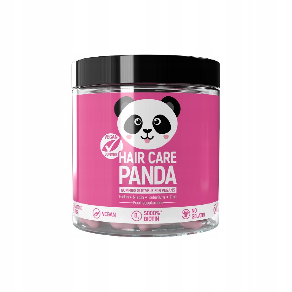 

Hair Care Panda Żelki Gęste Piękne Zdrowe Włosy