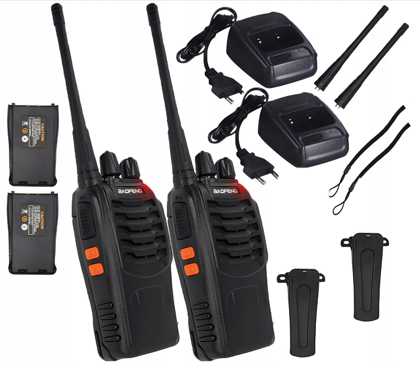 

2X Walkie Talkie Krótkofalówki Baofeng BF888S Pmr