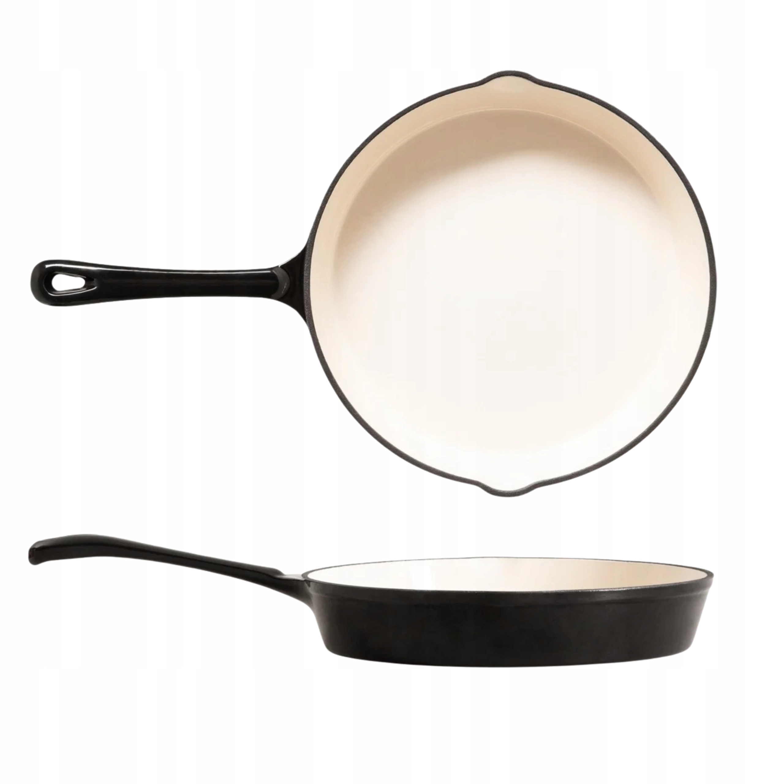 Litinová pánev do trouby s indukčním plynem Andreas černá velká 26 cm Homla