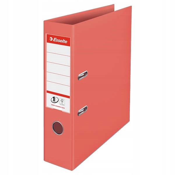 

Dźwigniowy segregator A4 75mm Esselte koralowy