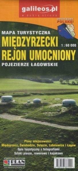 Mapa Międzyrzecki Rejon Umocniony 1:60 000