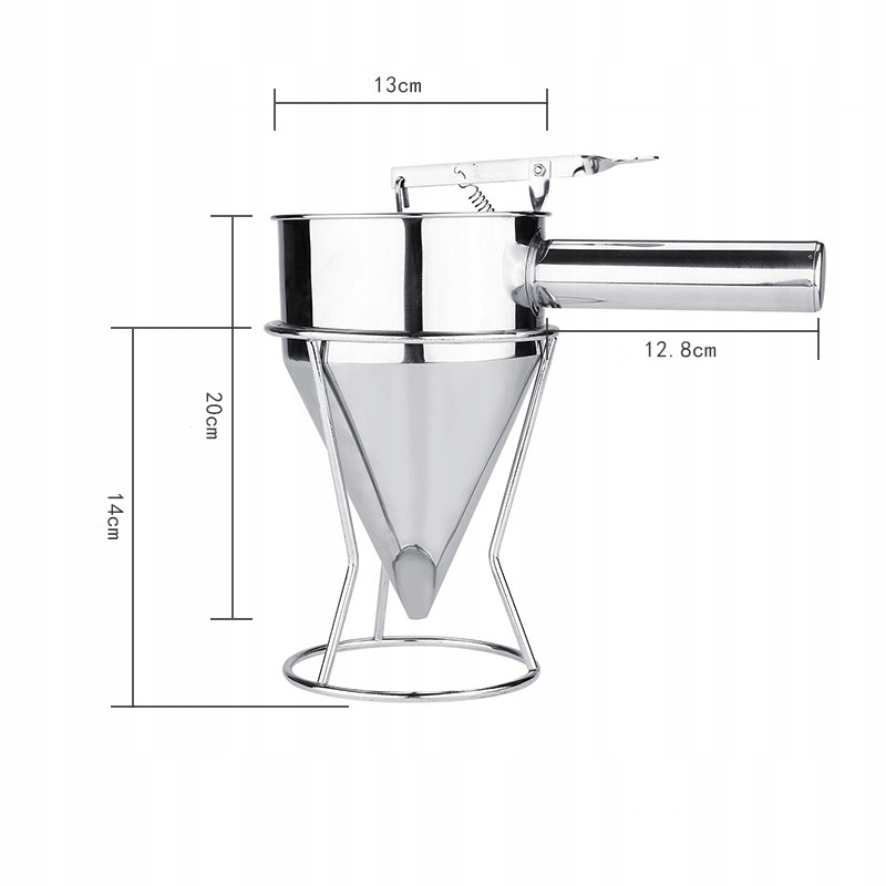 DOZOWNIK LEJEK DO CIAST STAL NIERDZEWNA 1,3L EAN (GTIN) 4250928642738
