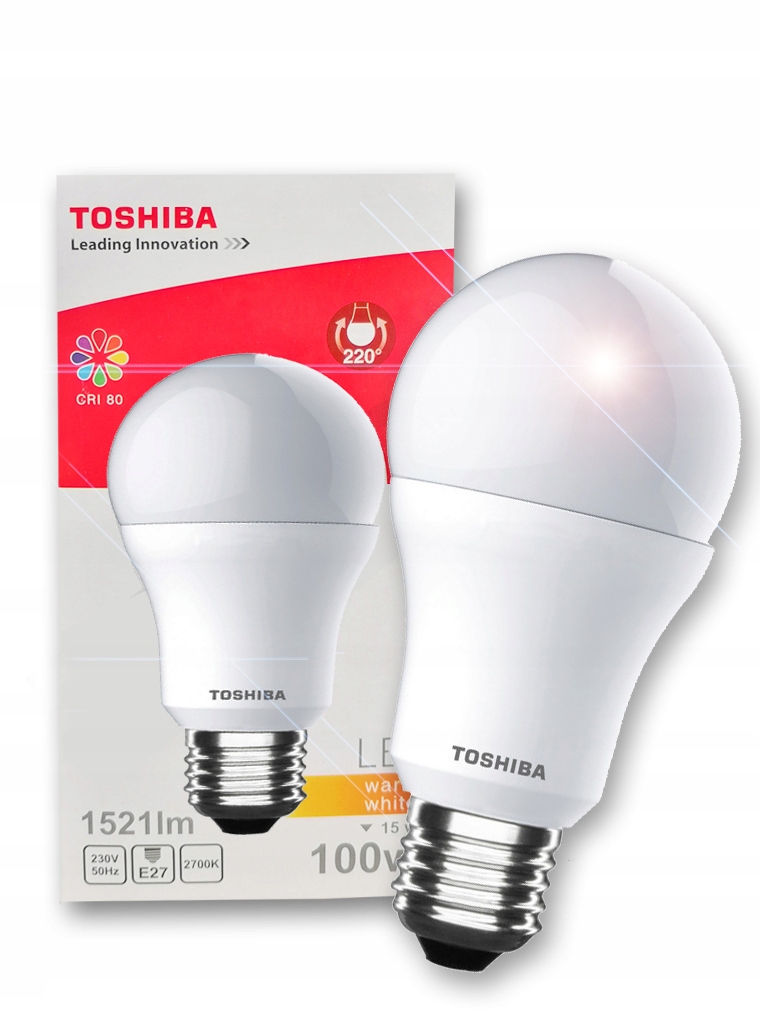 

**żarówka Led Toshiba 15W 1521lm Barwa Ciepła*