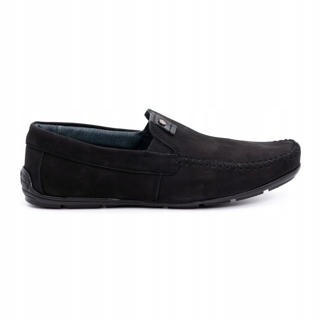 

Buty męskie mokasyny skórzane 937MA czarne 44