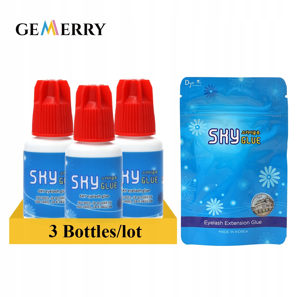 3&5 Pcs Sky S Glue Eyelashes Extension G