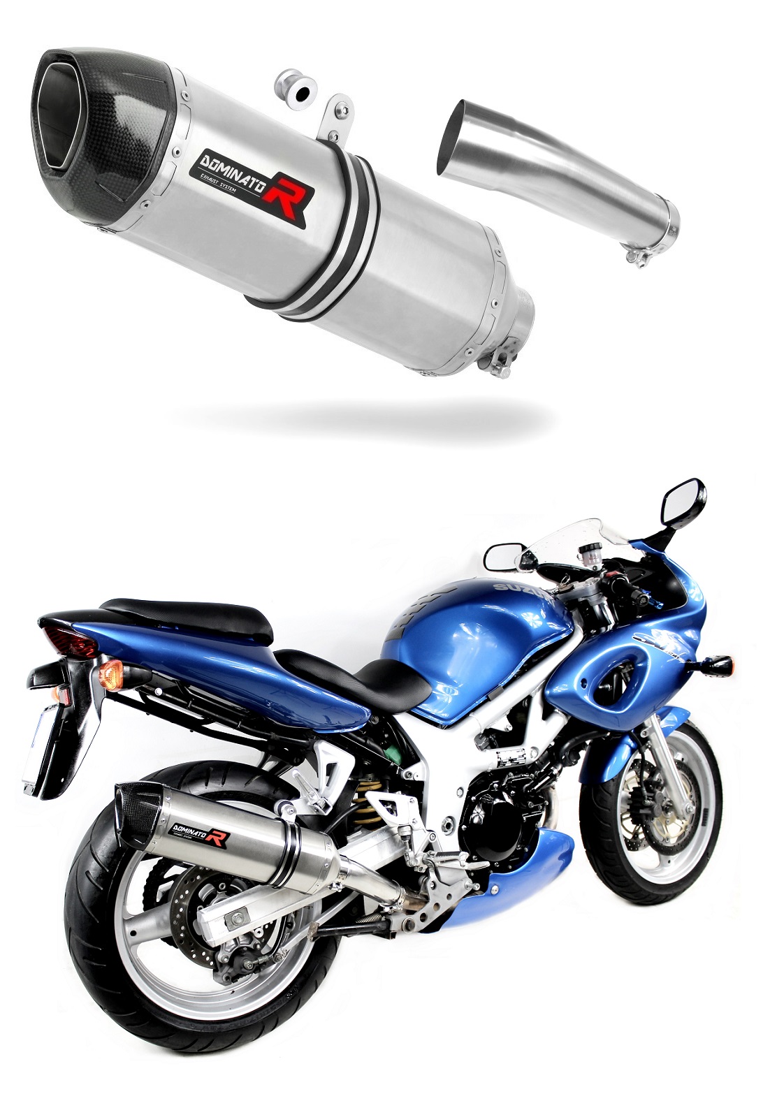 SU062DF-S - SV 650 S 1999 - 2002 глушник HP1 DOMINATOR