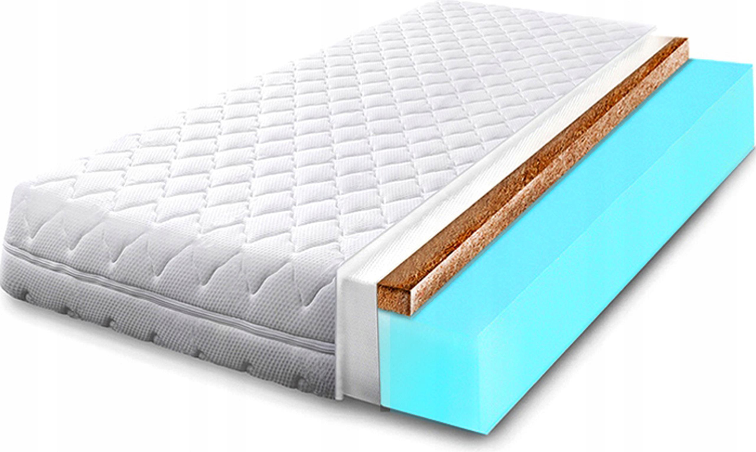 Pěnová Matrace 90x190 zpevněný kokos 26cm H2 H3 tvrzená pěna