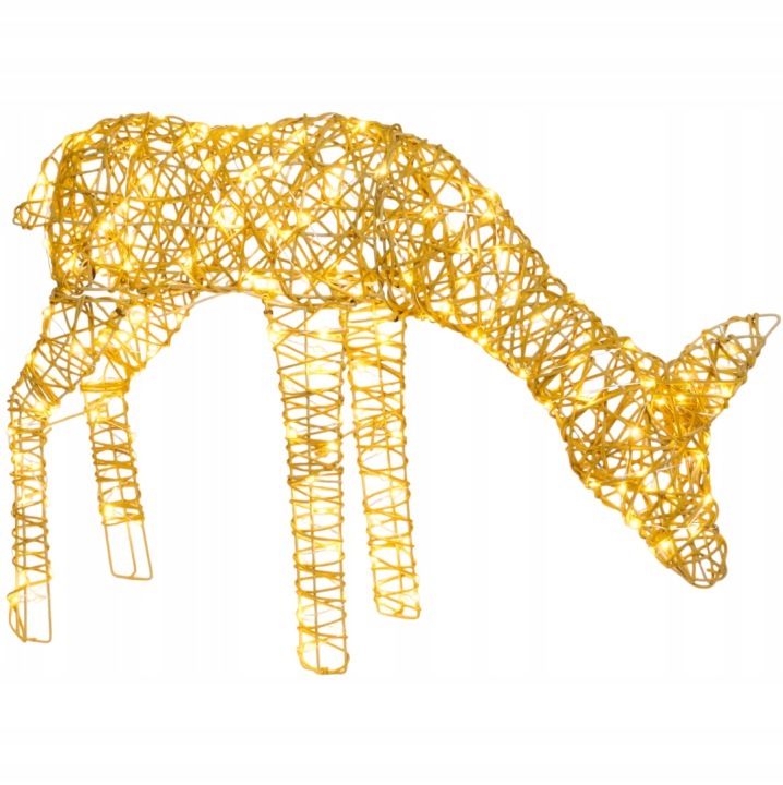 Sob Velký Svítící 240 Led Vánoční 3D Dekorace 66 CM