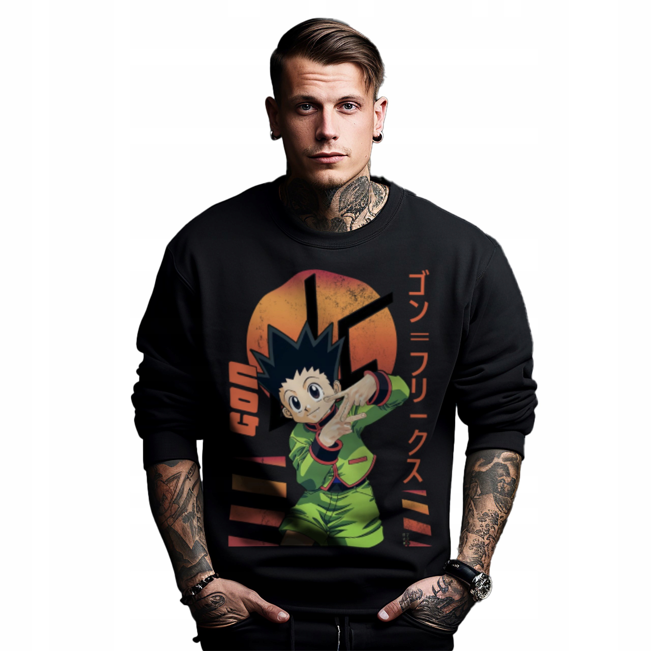 Mikina s potiskem Anime Hunter x Hunter Gon