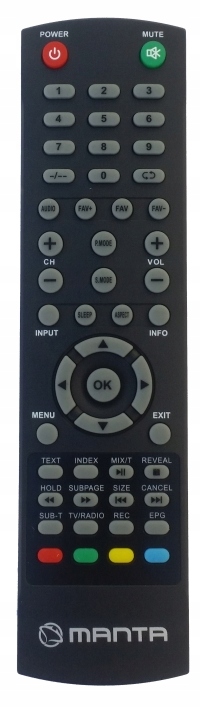 Pilot do TV Manta LED5003 LED 5003 Kod producenta led