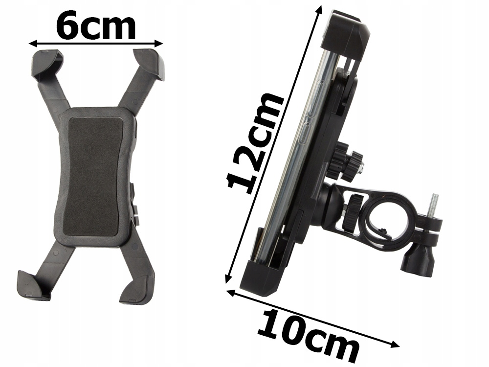 UCHWYT ROWEROWY STABILNY MOCNY NA TELEFON DO TELEFONU MOTOR KIEROWNICĘ 360 Waga produktu z opakowaniem jednostkowym 0.142 kg