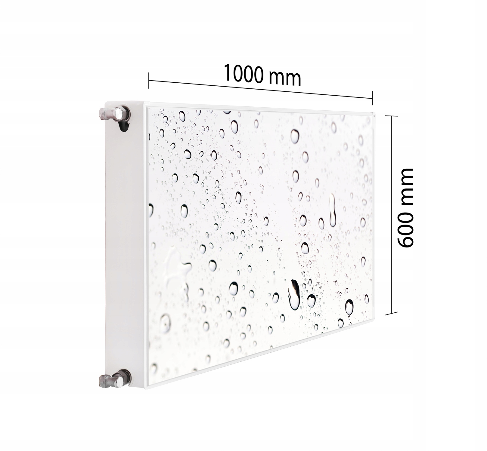 Kryt Na Radiátor Maskovač 100x60 Kapky Podložka Magnet