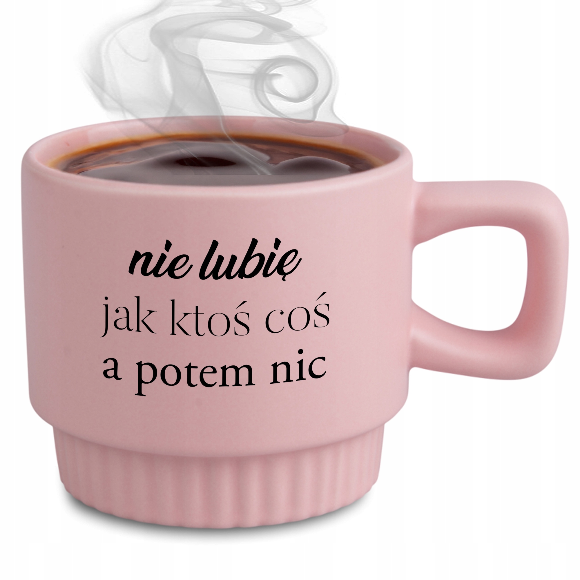 Ryhovaný Hrnček, Elegantný Darček Do Práce V Kancelárii, Ružová Farba Sa MI Nepáči, Keď Niekto Niečo Robí