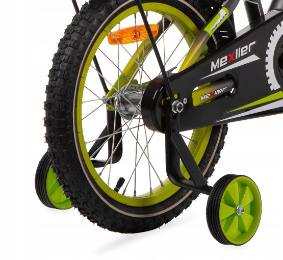 Rower dziecięcy BMX 16 Mexller Rowerek dla chłopca 4-7 lat + prowadnik Rozmiar koła w calach 16