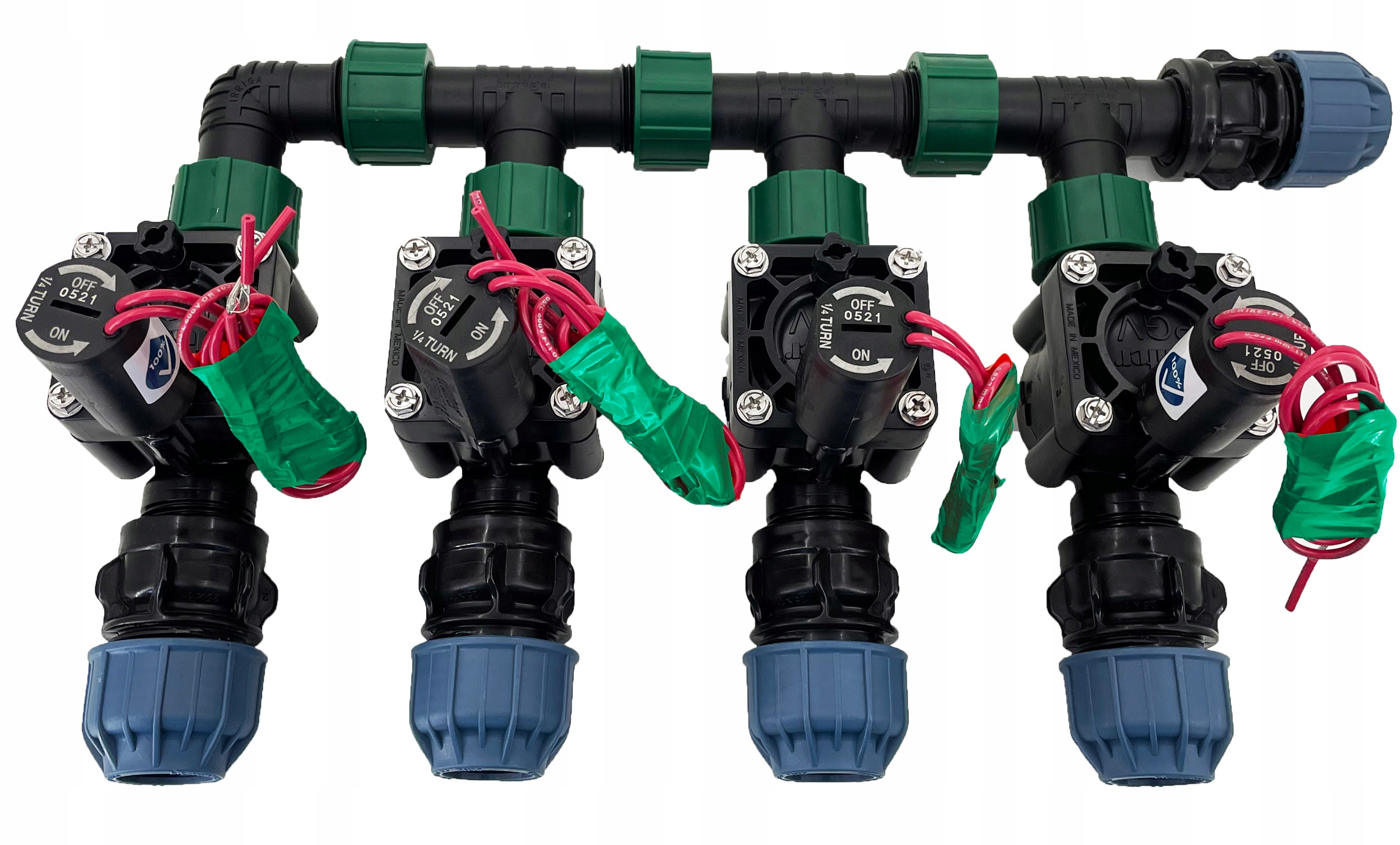 Kolektor Hunter 4 elektroventily Gz Pgv 100 rúrka 25