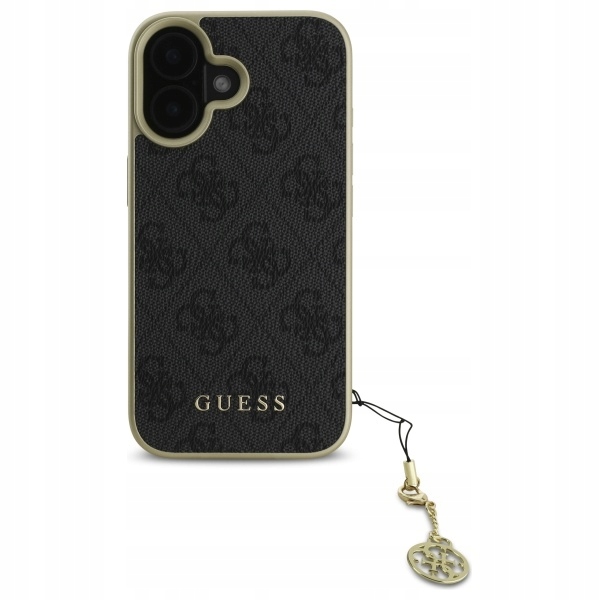 Pouzdro Guess pro iPhone 16 Plus, obal kryt s přívěskem na zadní stranu