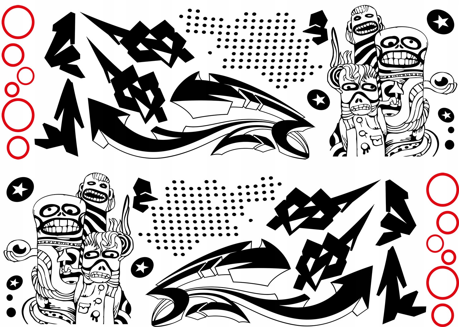 NAKLEJKI na Auto MOTYW ULICA STREET 91 x 557cm Producent code MG1156