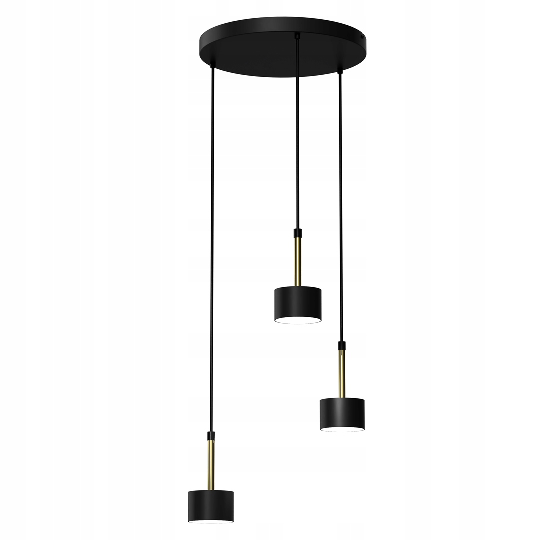 Závěsná Led Lampa Arena Black/gold 3xGX53