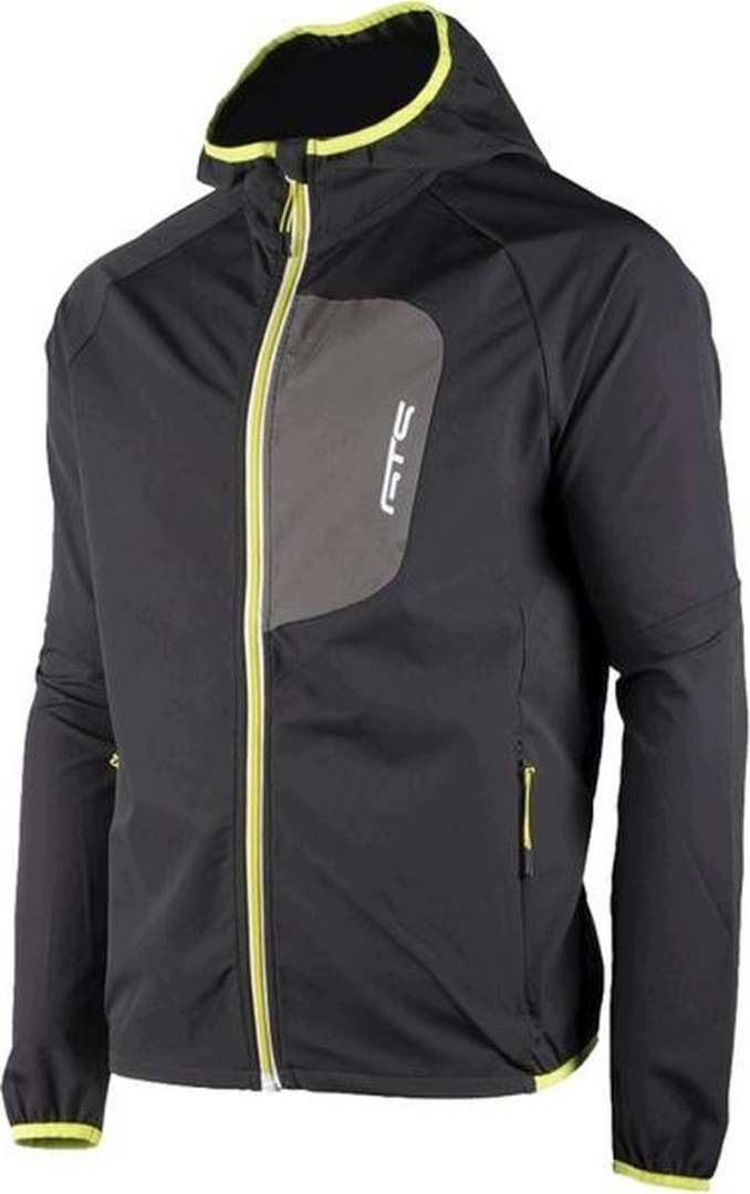 kurtka męska lekka z kapturem biegowa Gts 403221M Carbon XL