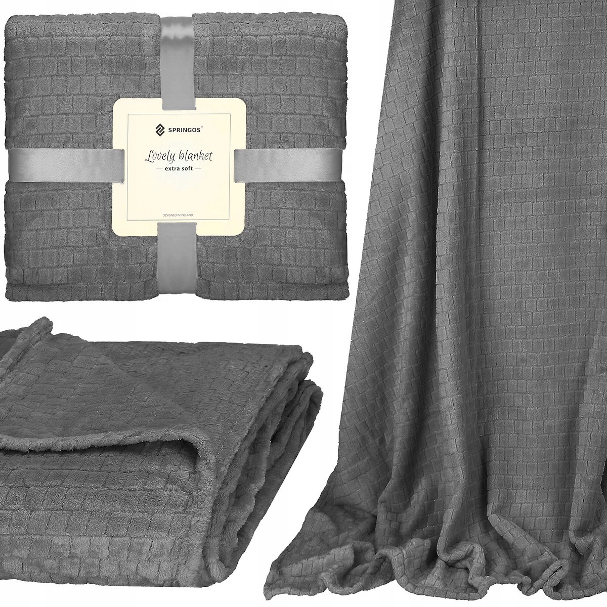 

Gruby Ciepły Koc Narzuta Na Łóżko Miękki 170x210cm