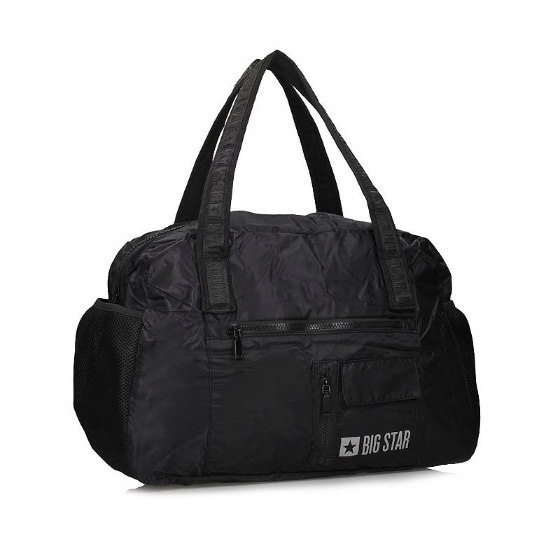 BIG STAR Torba Sportowa Podróżna Czarna 574185