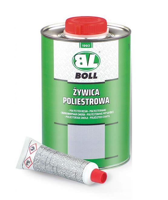 BOLL ŻYWICA POLIESTROWA + UTWARDZACZ 1KG ZESTAW
