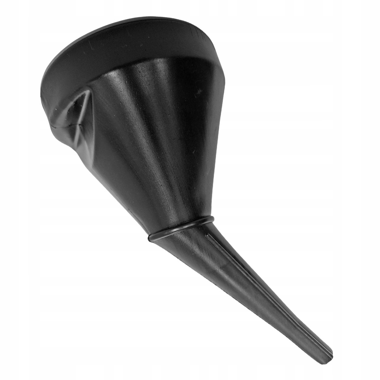 AMiO-04054 Lejek uniwersalny plastikowy skośny do paliwa benzyny 14 cm