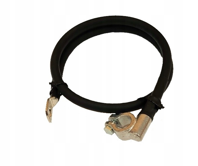 Hmotnostní kabel 180 cm, kabel 50 mm2 M10 s klemy, mínus Pouze Polské Kabely