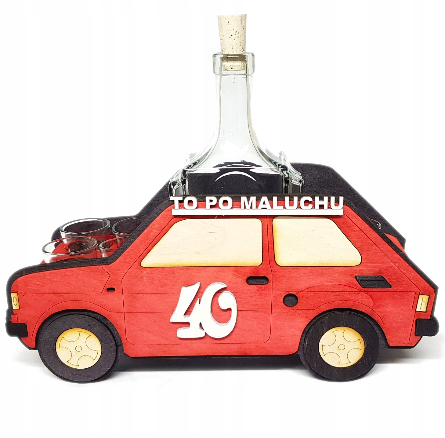 

Na 40 Urodziny Maluch Fiat 126 P Karafka