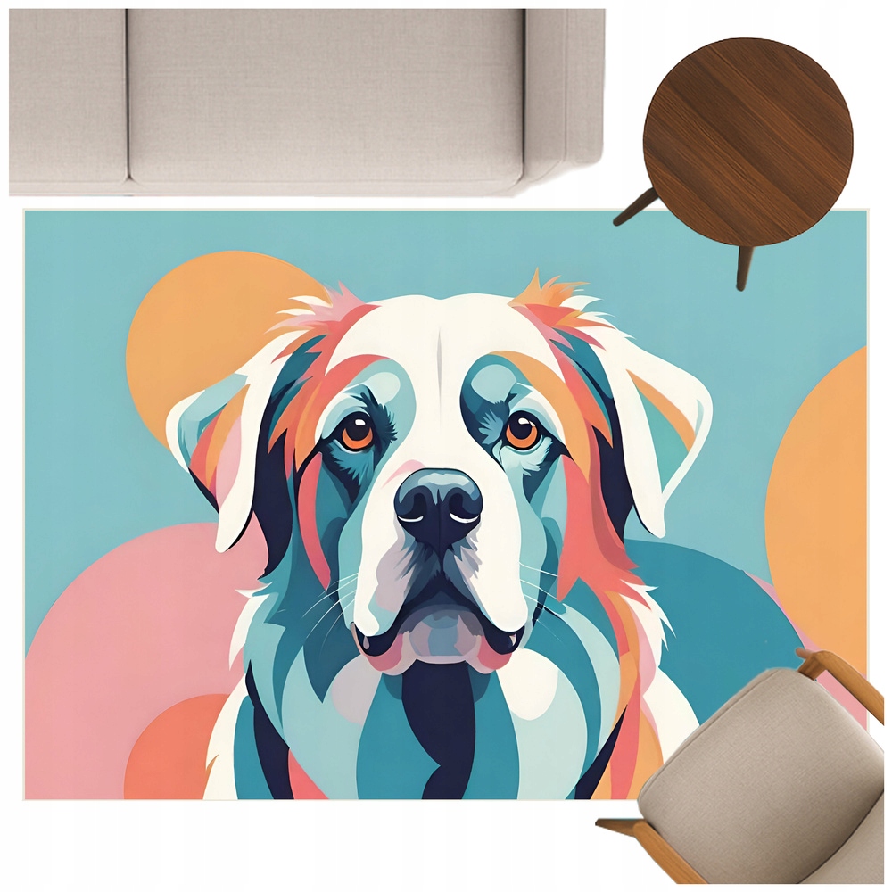 Koberec 3D Strado ColorDog 120 x 170 cm pro děti