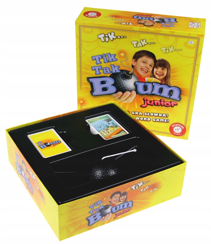 Emocjonująca Gra Planszowa Tik Tak Bum Junior Dziecięca Planszowa ciekawa