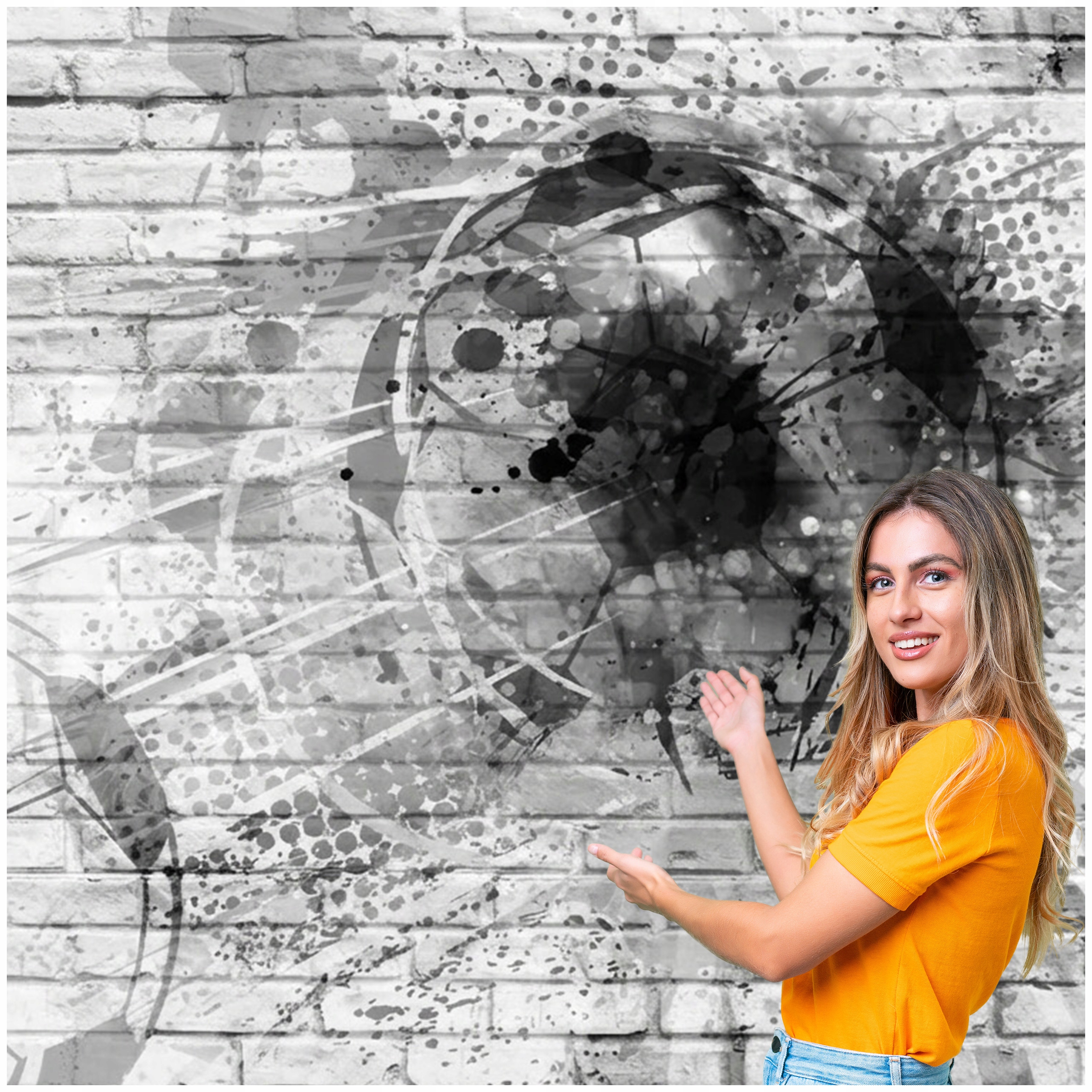 Fototapeta 3D pro mládež Fotbal 196x260 DMPN12F