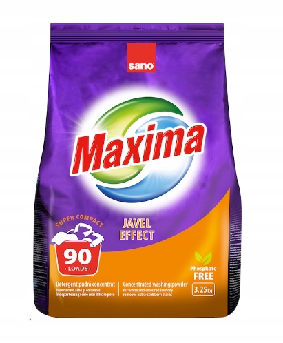 Levně Sano Maxima Javel Effect Prášek na praní 90 praní (3,25 kg)