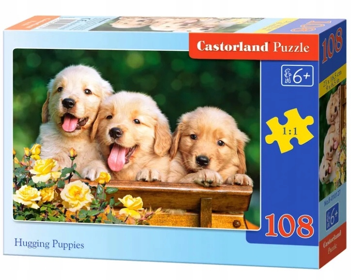 

Puzzle 108 el. Przytulańce Castor Pieski