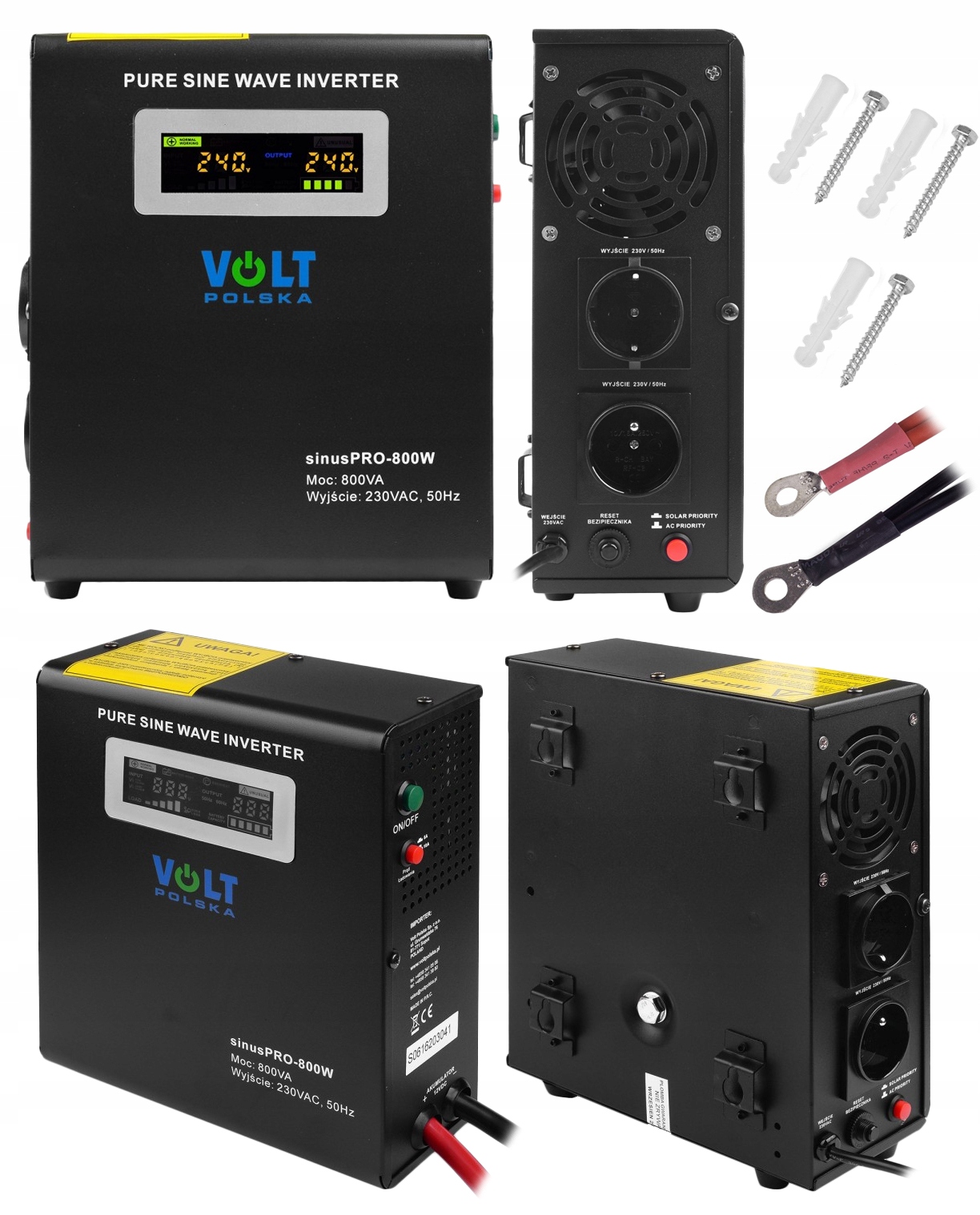 

Ups Zasilacz awaryjny Sinus Pro 800 800VA 12V 500W