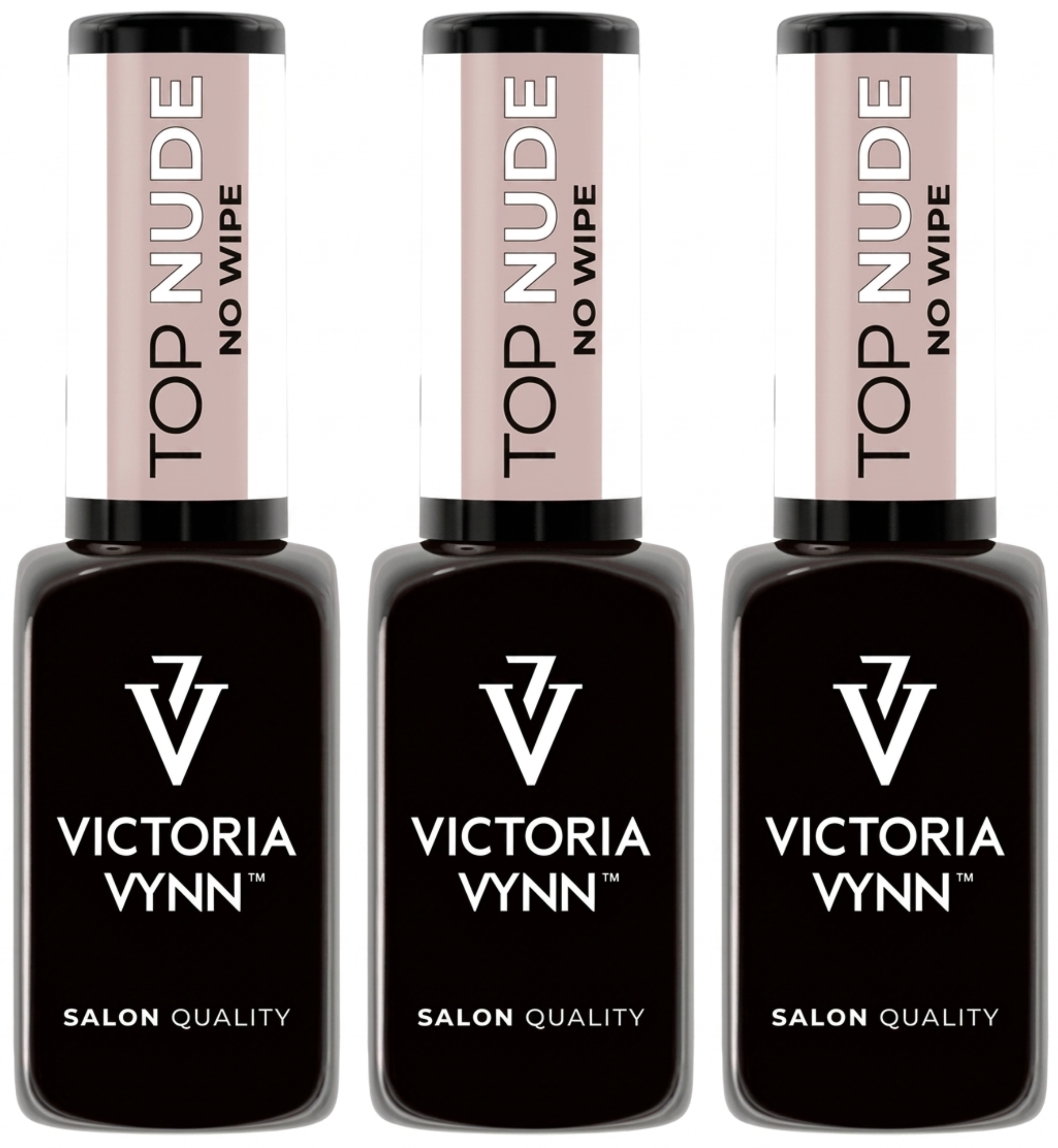 3 x Victoria Vynn Gel Lak Top Nude No Wipe, 8 ML