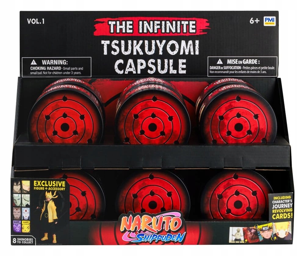 Naruto Shippuden Blind Capsule Figures Infinite Tsukuyomi 7 cm Vol. 1 Displ