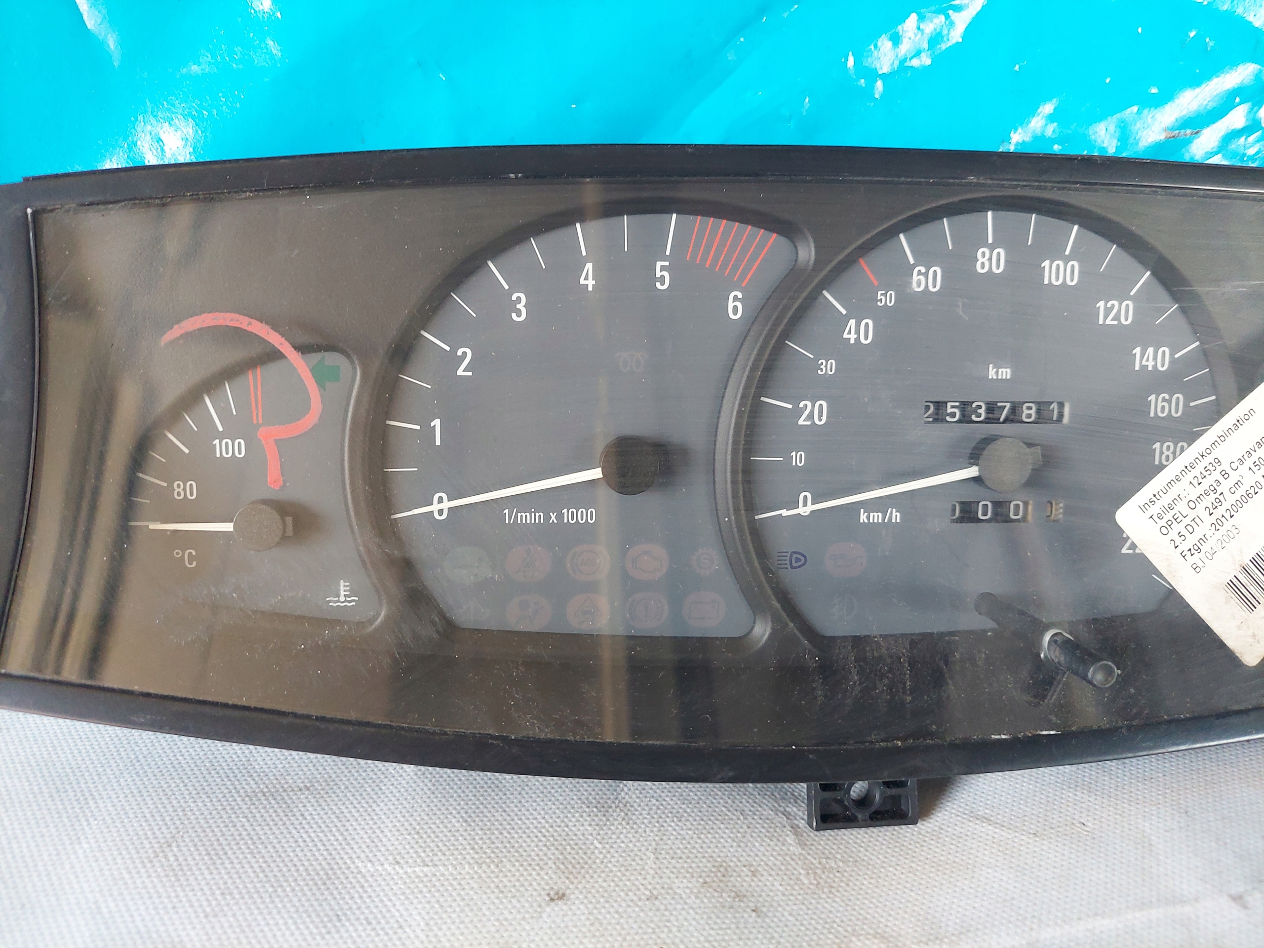 dials clock OMEGA B 2.5 TD 13109657